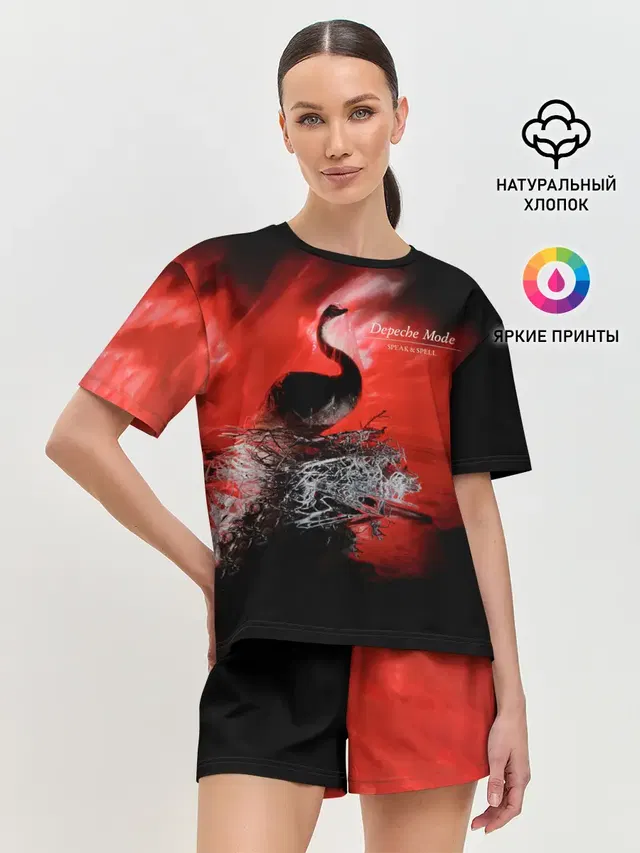 Женская пижама с шортами