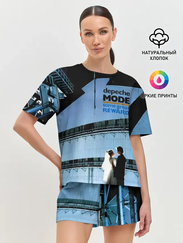 Женская пижама с шортами