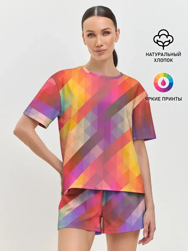 Женская пижама с шортами