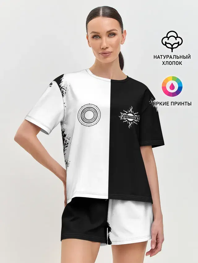 Женская пижама с шортами