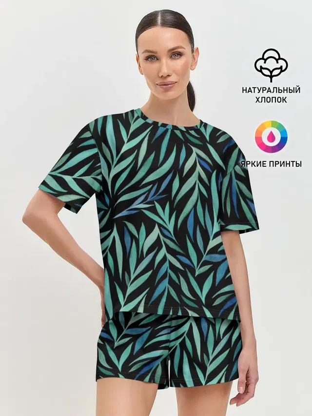 Женская пижама с шортами
