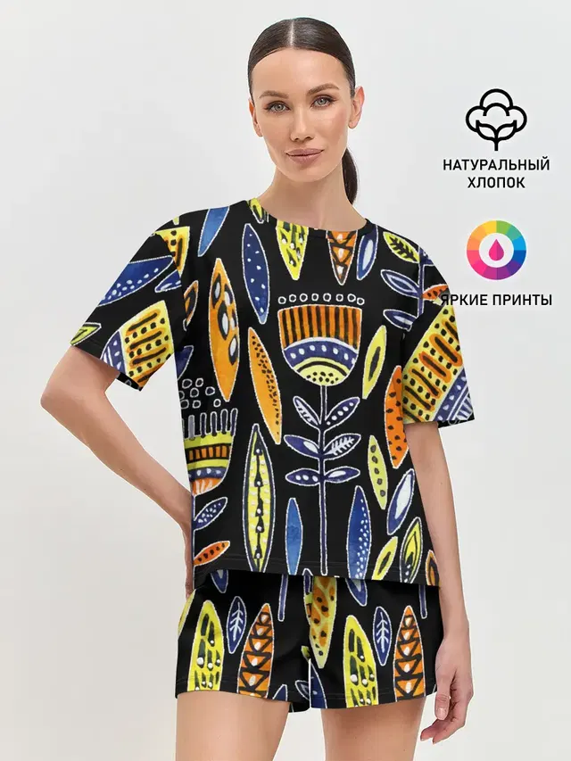 Женская пижама с шортами
