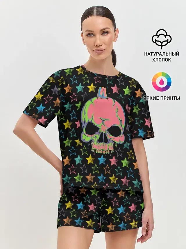 Женская пижама с шортами
