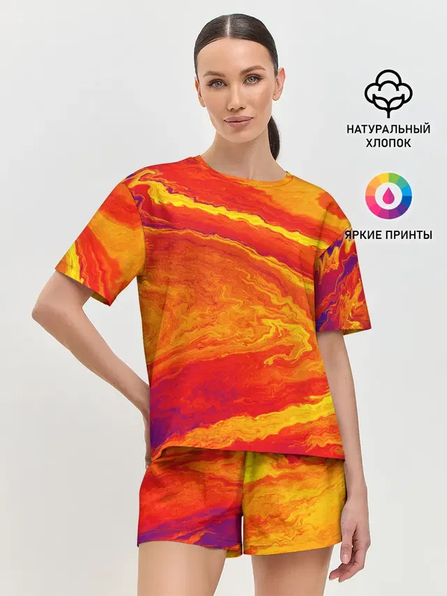 Женская пижама с шортами