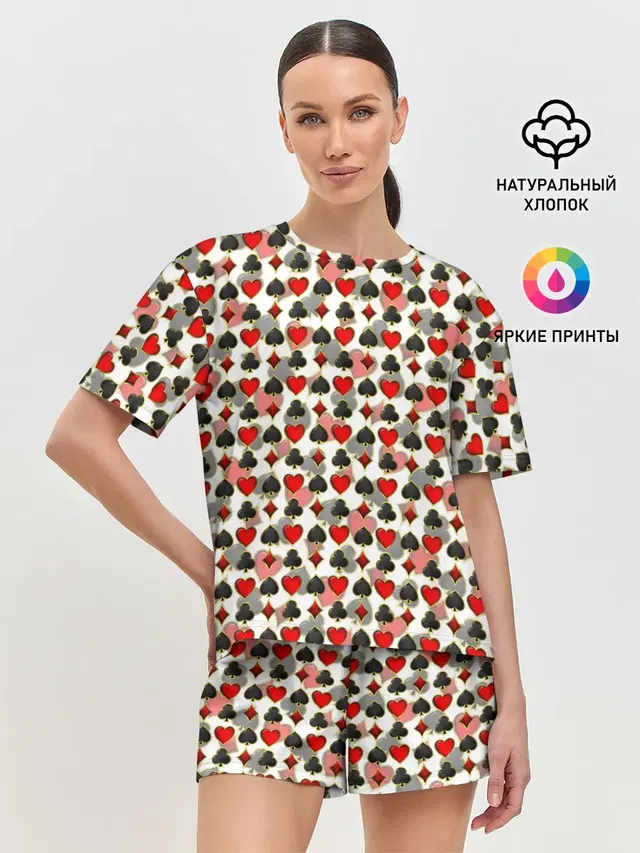 Женская пижама с шортами