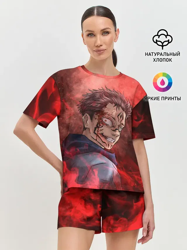 Женская пижама с шортами
