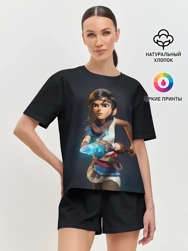 Женская пижама с шортами