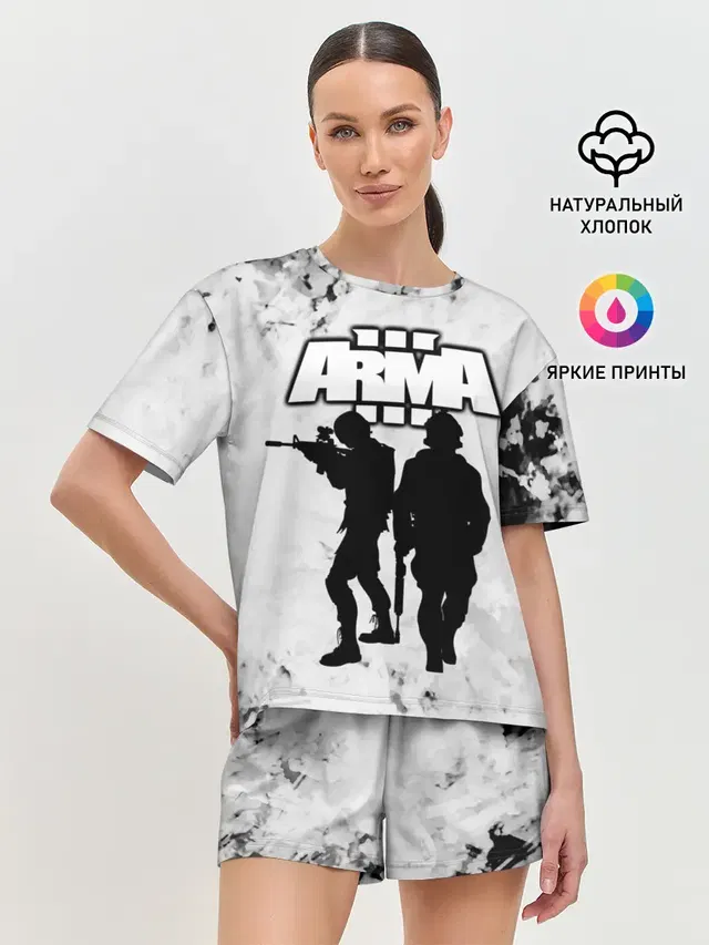 Женская пижама с шортами