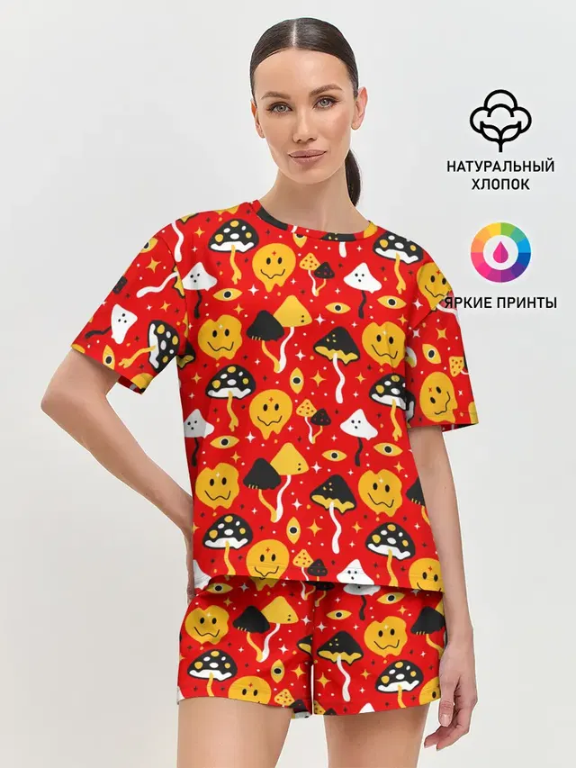 Женская пижама с шортами