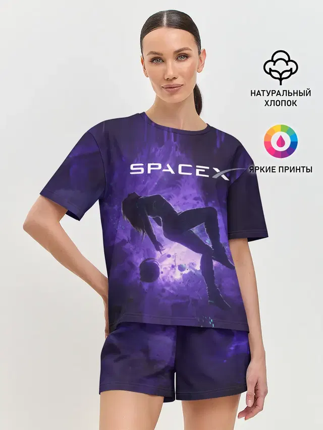 Женская пижама с шортами