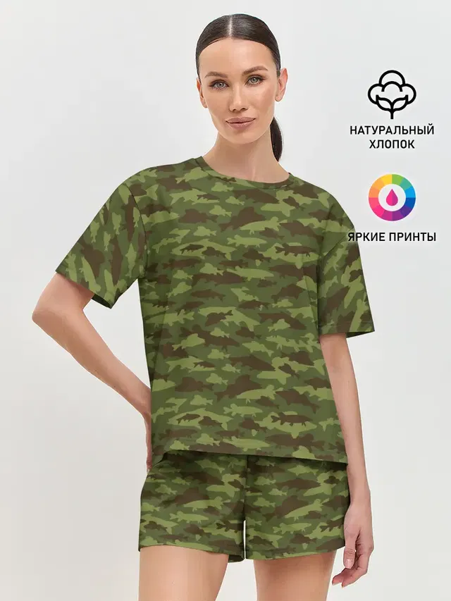 Женская пижама с шортами