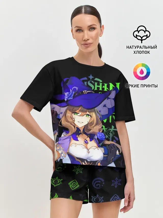 Женская пижама с шортами