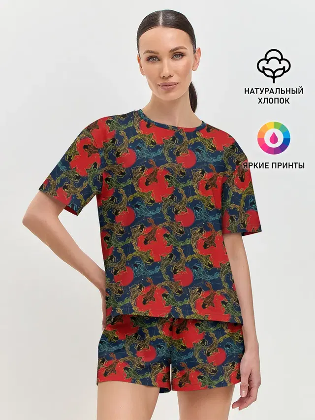 Женская пижама с шортами