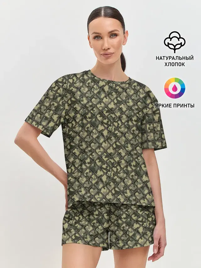 Женская пижама с шортами