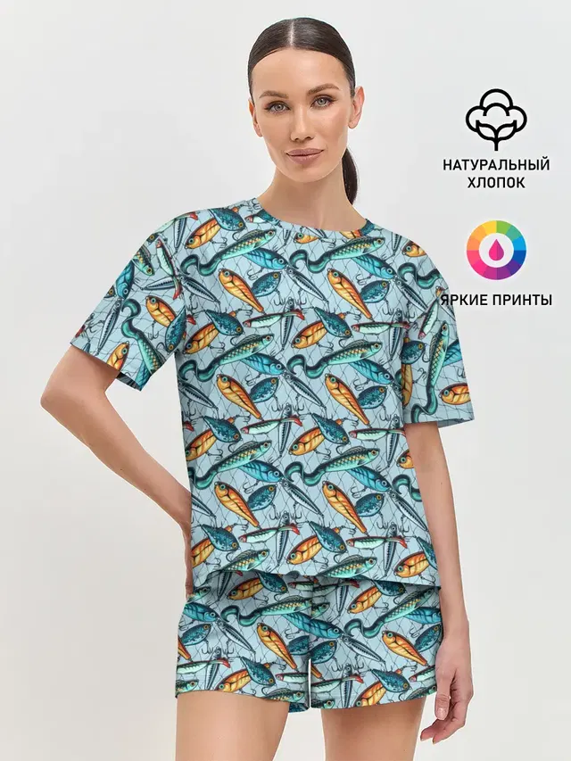 Женская пижама с шортами