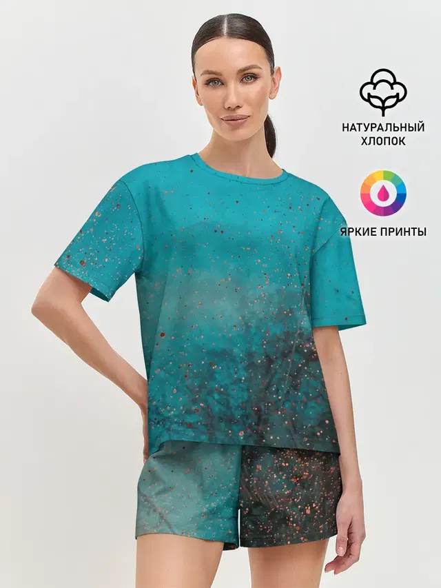 Женская пижама с шортами