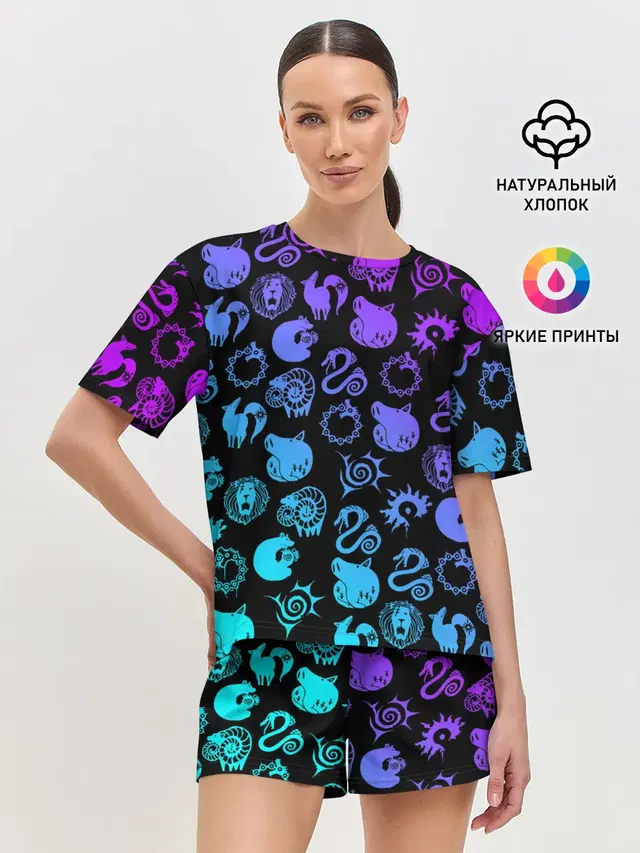 Женская пижама с шортами