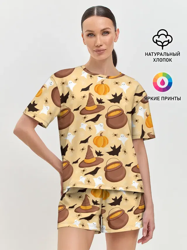 Женская пижама с шортами