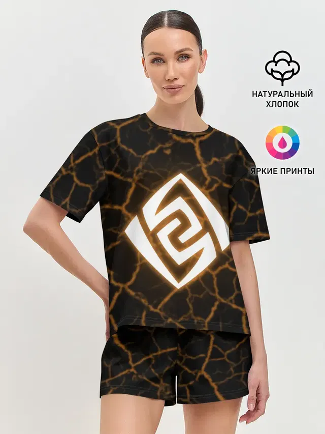 Женская пижама с шортами