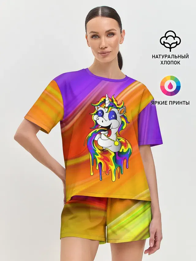 Женская пижама с шортами