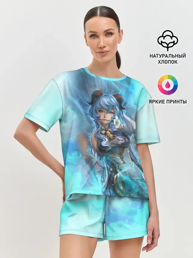 Женская пижама с шортами
