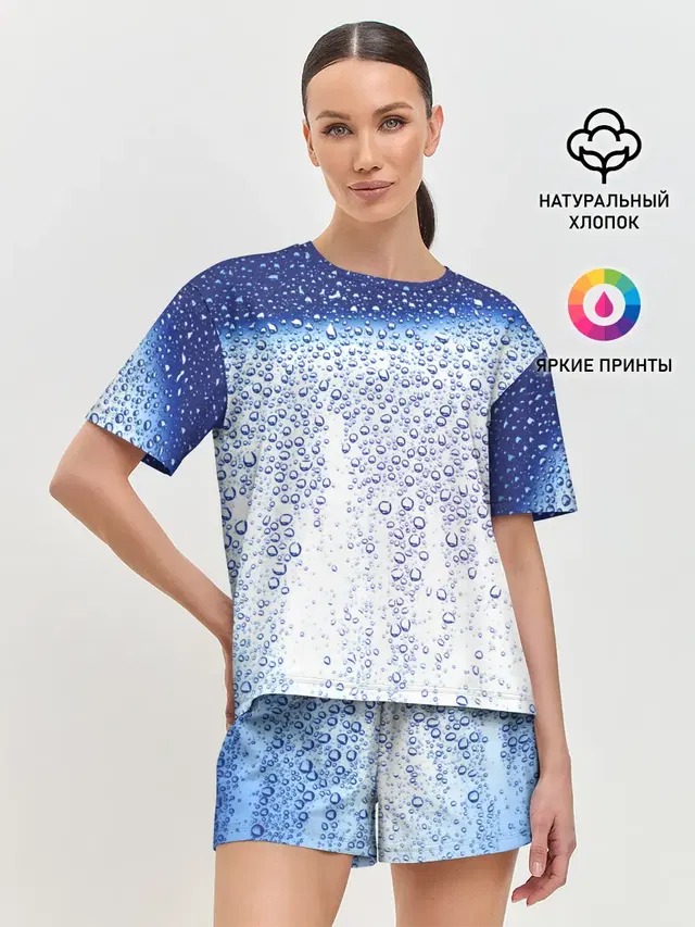 Женская пижама с шортами