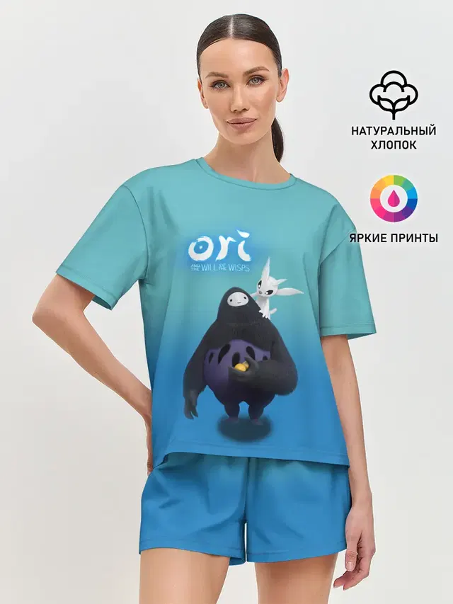 Женская пижама с шортами