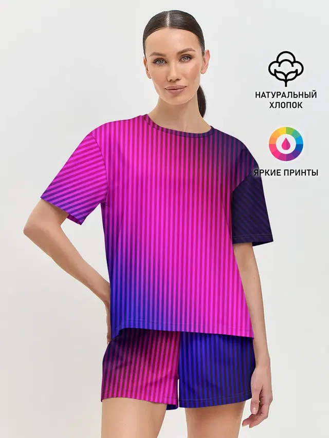 Женская пижама с шортами