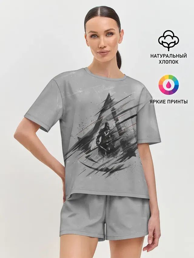 Женская пижама с шортами