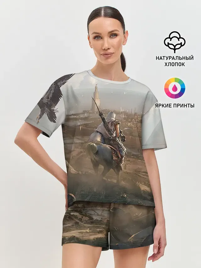 Женская пижама с шортами