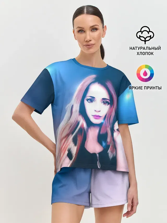 Девушка с большими глазами