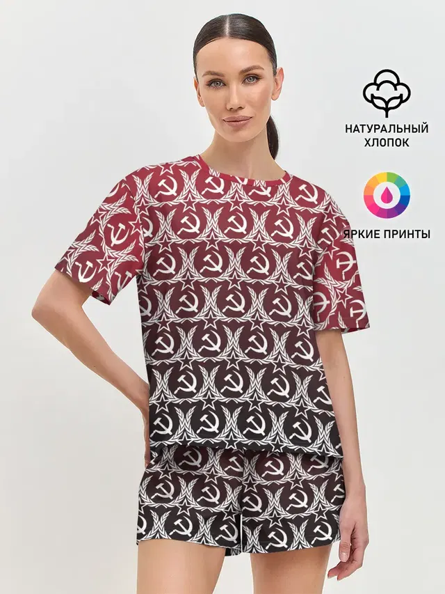 Женская пижама с шортами