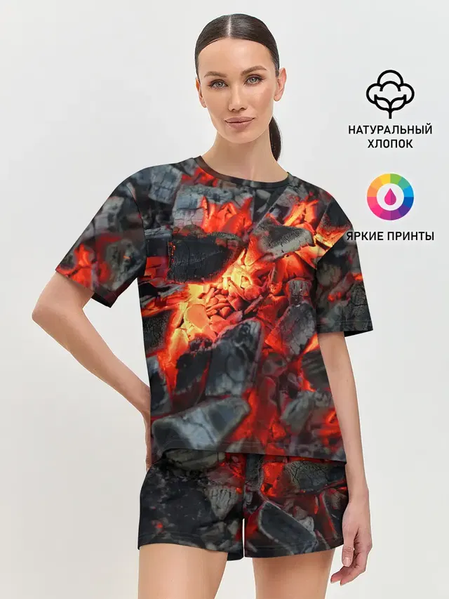 Женская пижама с шортами