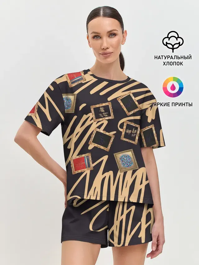 Женская пижама с шортами