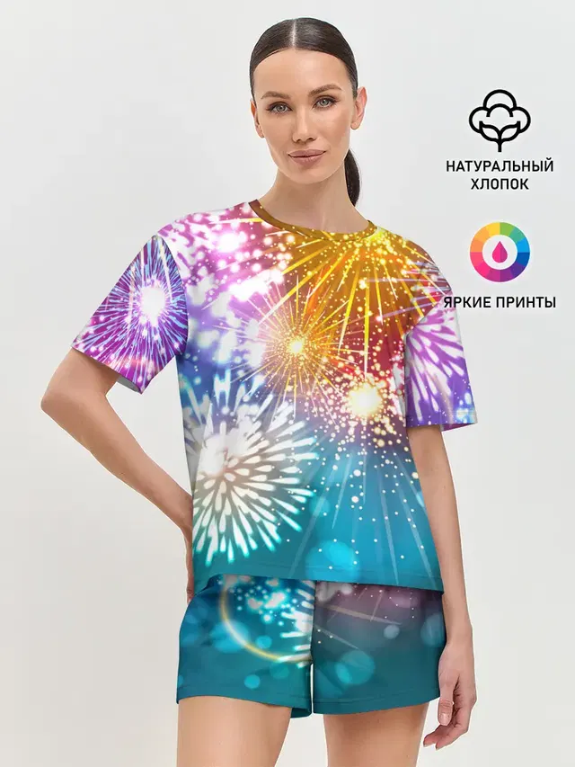 Женская пижама с шортами