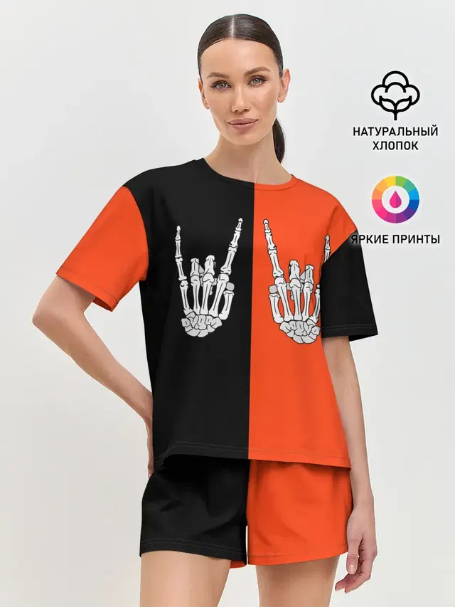 Женская пижама с шортами