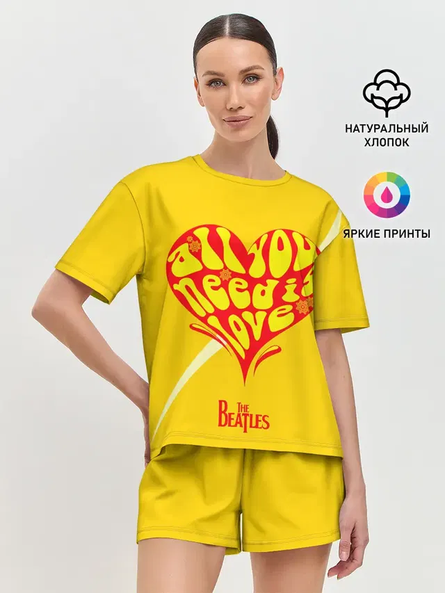 Женская пижама с шортами