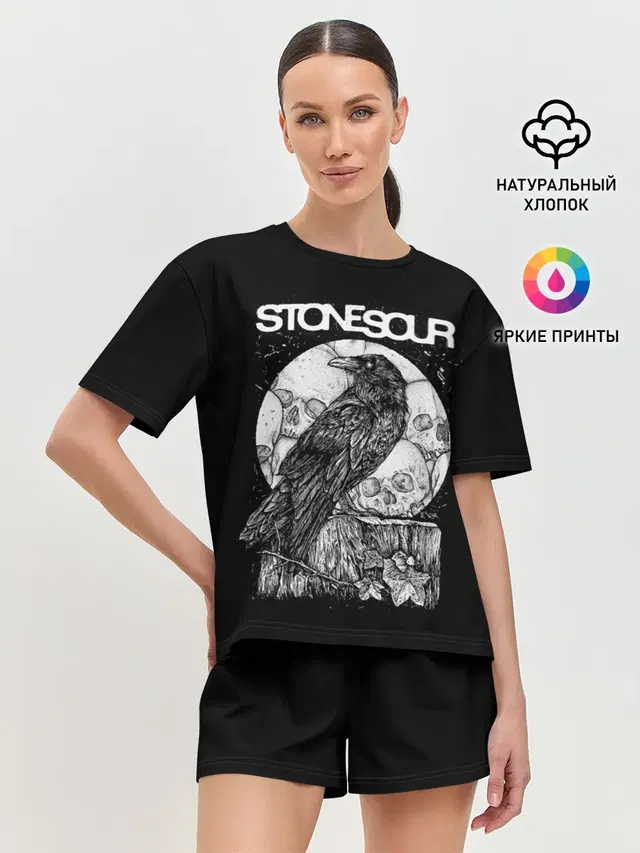 Женская пижама с шортами