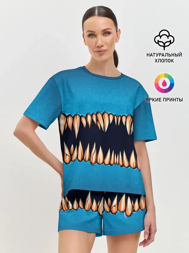 Женская пижама с шортами