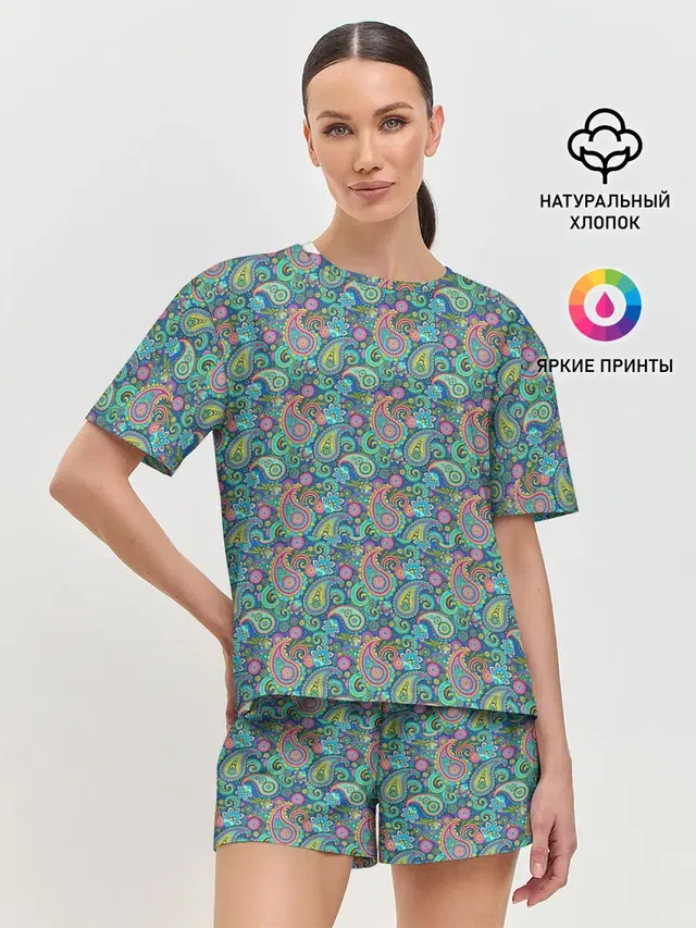 Женская пижама с шортами