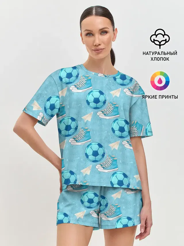 Женская пижама с шортами