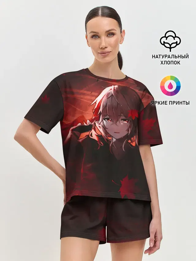 Женская пижама с шортами