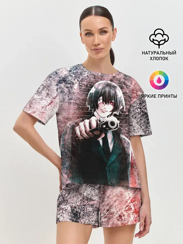 Женская пижама с шортами
