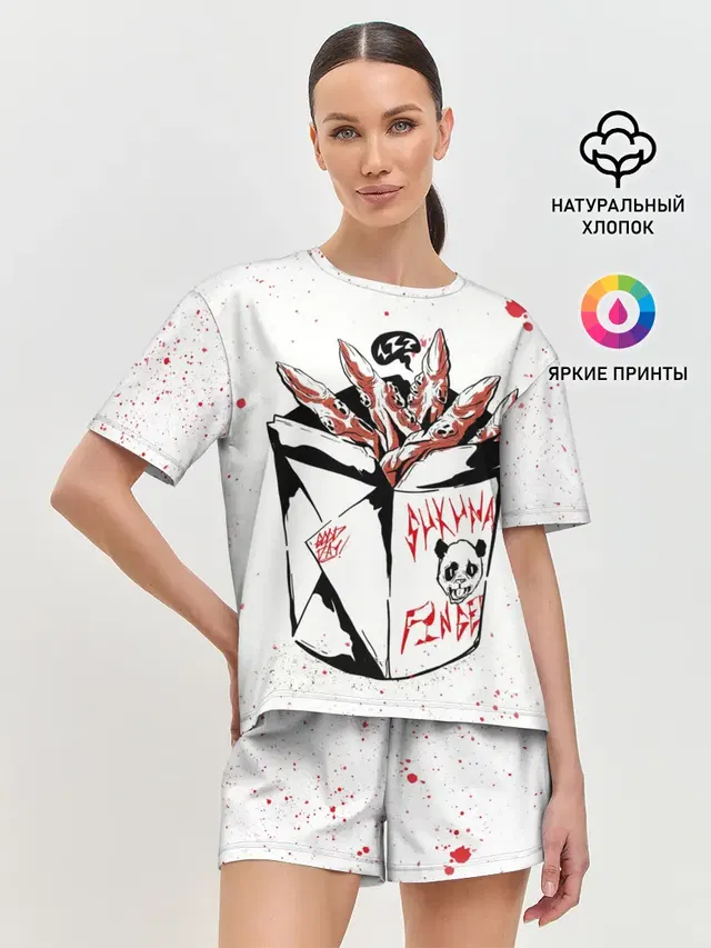 Женская пижама с шортами