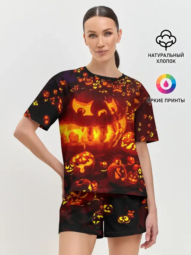 Женская пижама с шортами