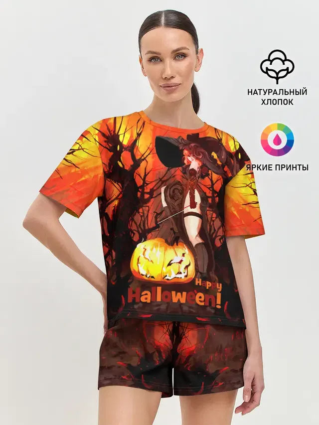 Женская пижама с шортами