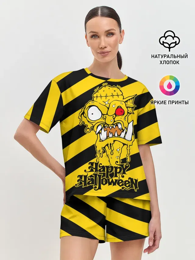 Женская пижама с шортами