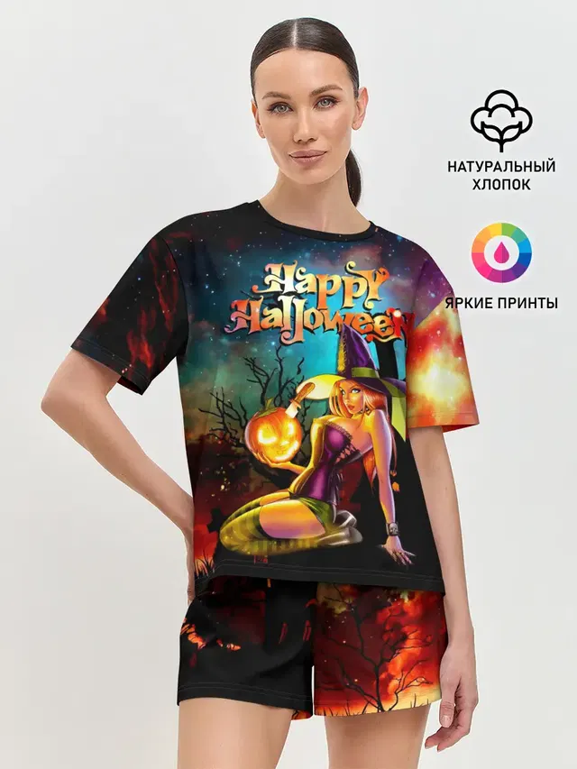 Женская пижама с шортами