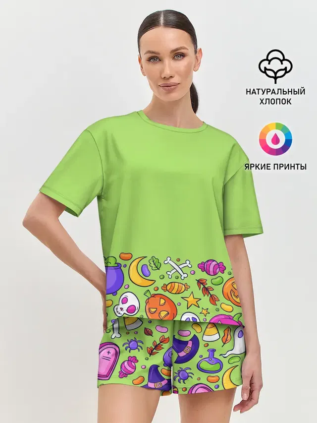 Женская пижама с шортами
