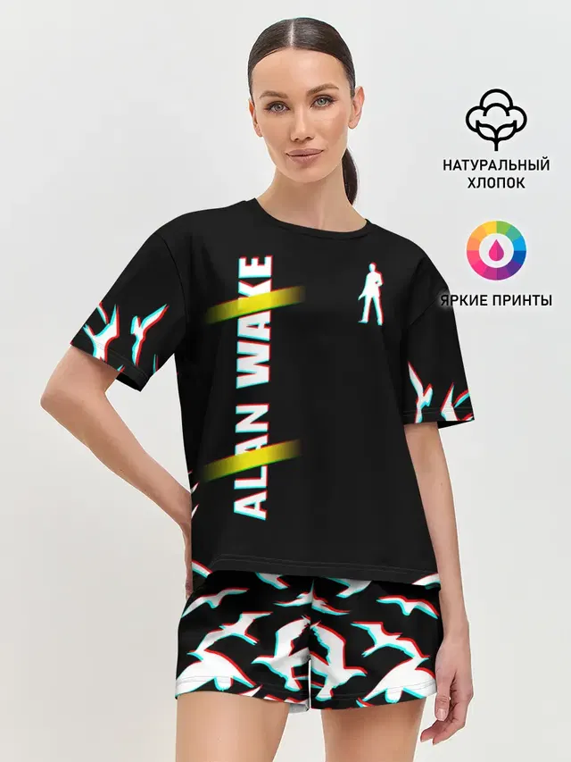 Женская пижама с шортами